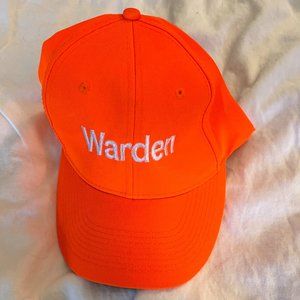 Neon Orange Warden Snapback Cap